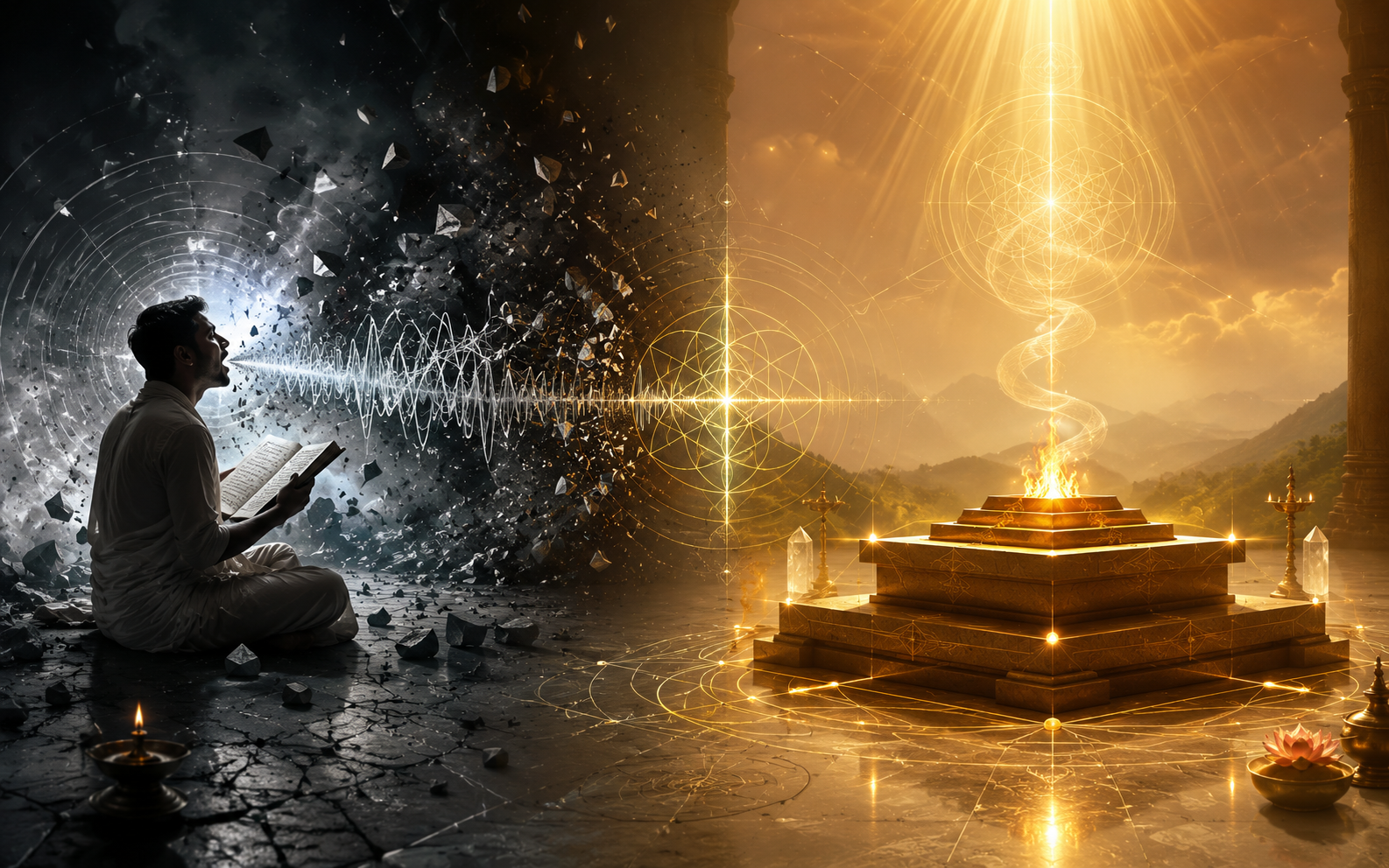 The Physics of the Altar: Why Scriptural Recitation Without Geometrical Friction Fails